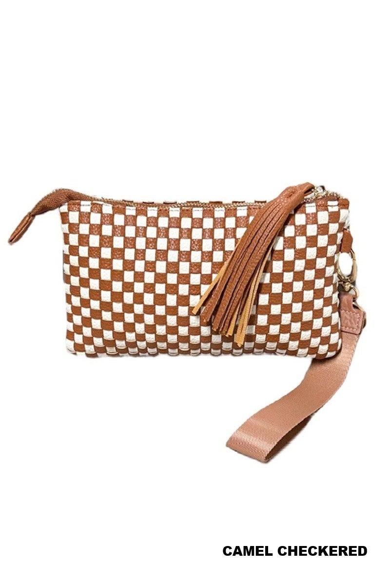 Woven Wristlet Camel