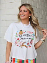 Christmas Moments Crop Tee