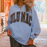 Lulu Mac Camo Sweatshirt Blue