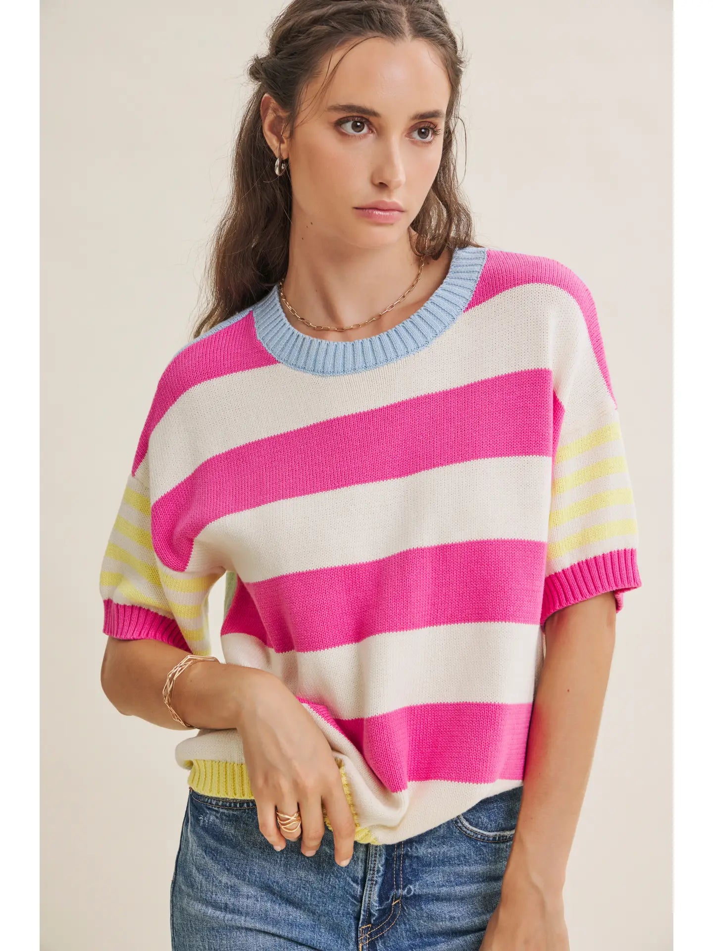Better Days Sweater Pink