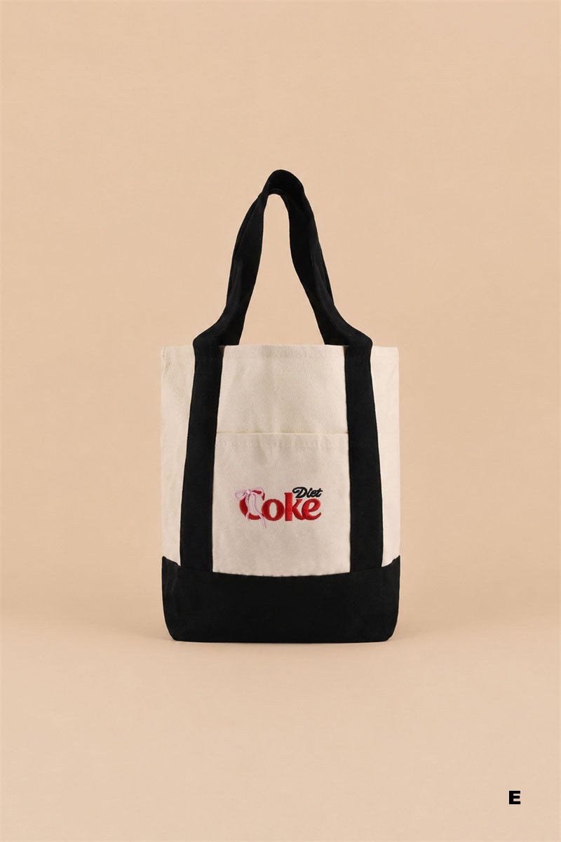 Canvas Bag Diet Coke
