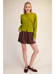 The Briarwood Sweater Chartreuse