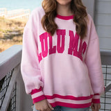 Social Society Lulu Mac Sweatshirt Pink