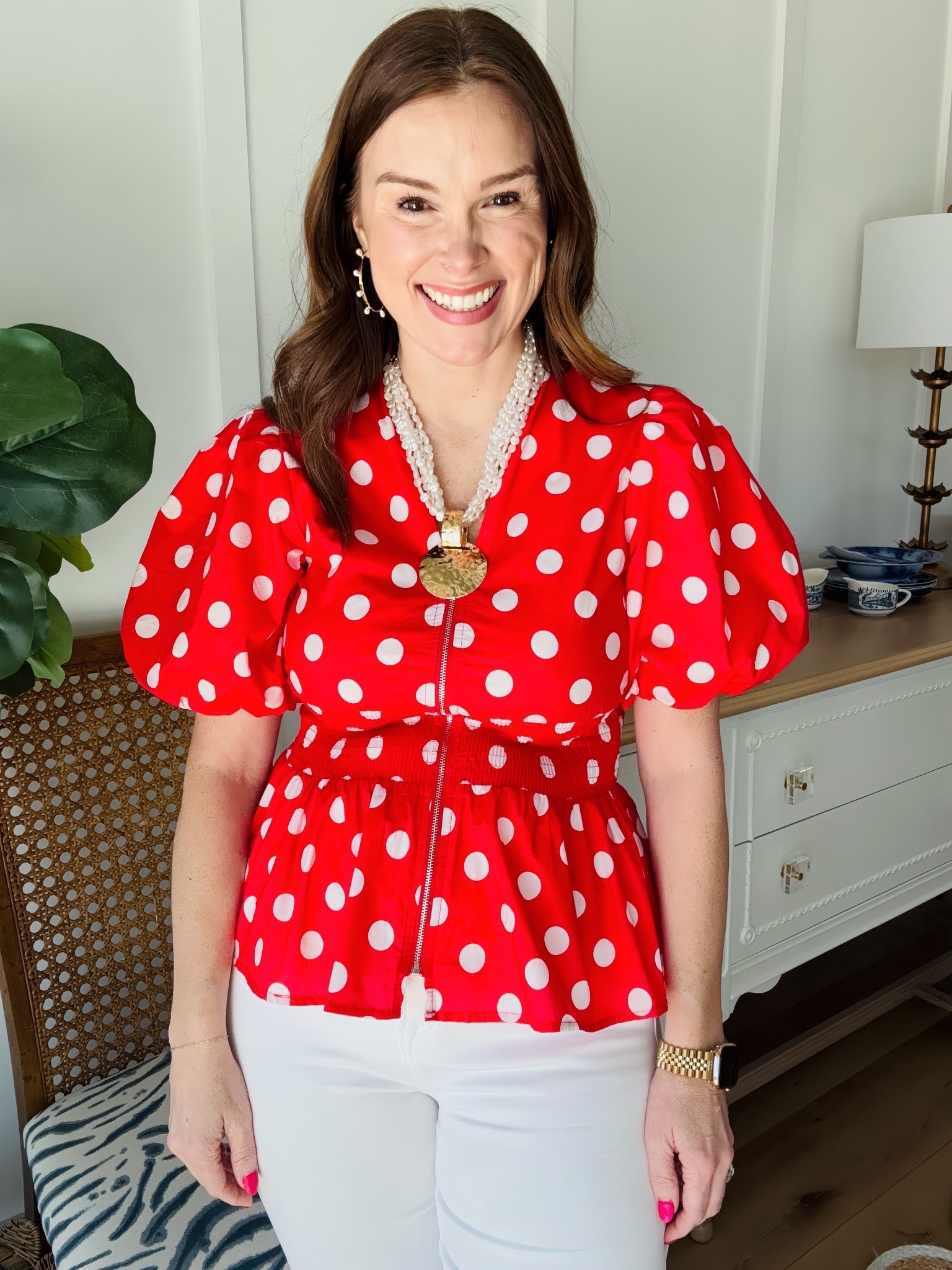 The Sanderson Top Red