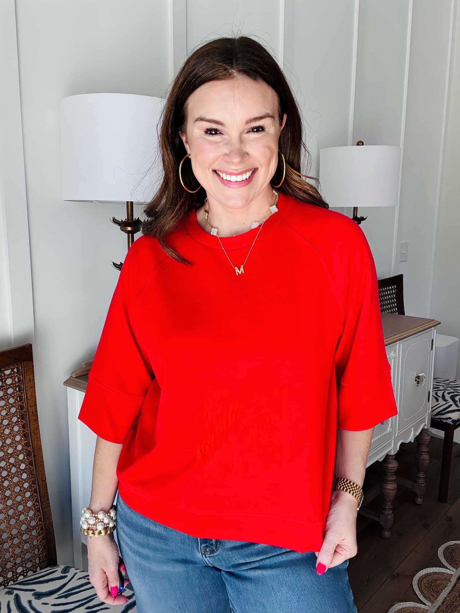 The Piper Top Red
