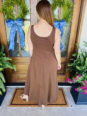 The Harbor Dress Brown