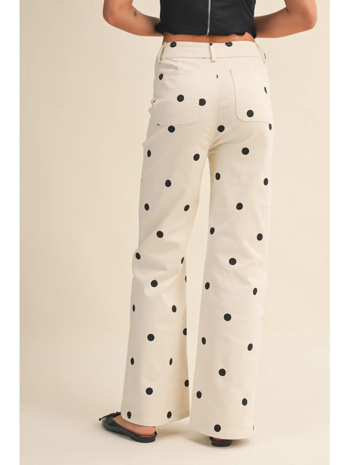 The Polka Dot Kick Flare Pant