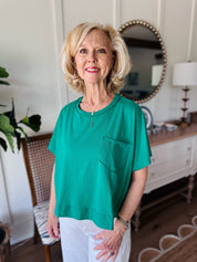 The Hannah Top Green