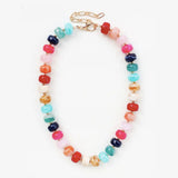 Multi Colored Beaded Necklace