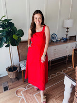 No Stops Dress Red