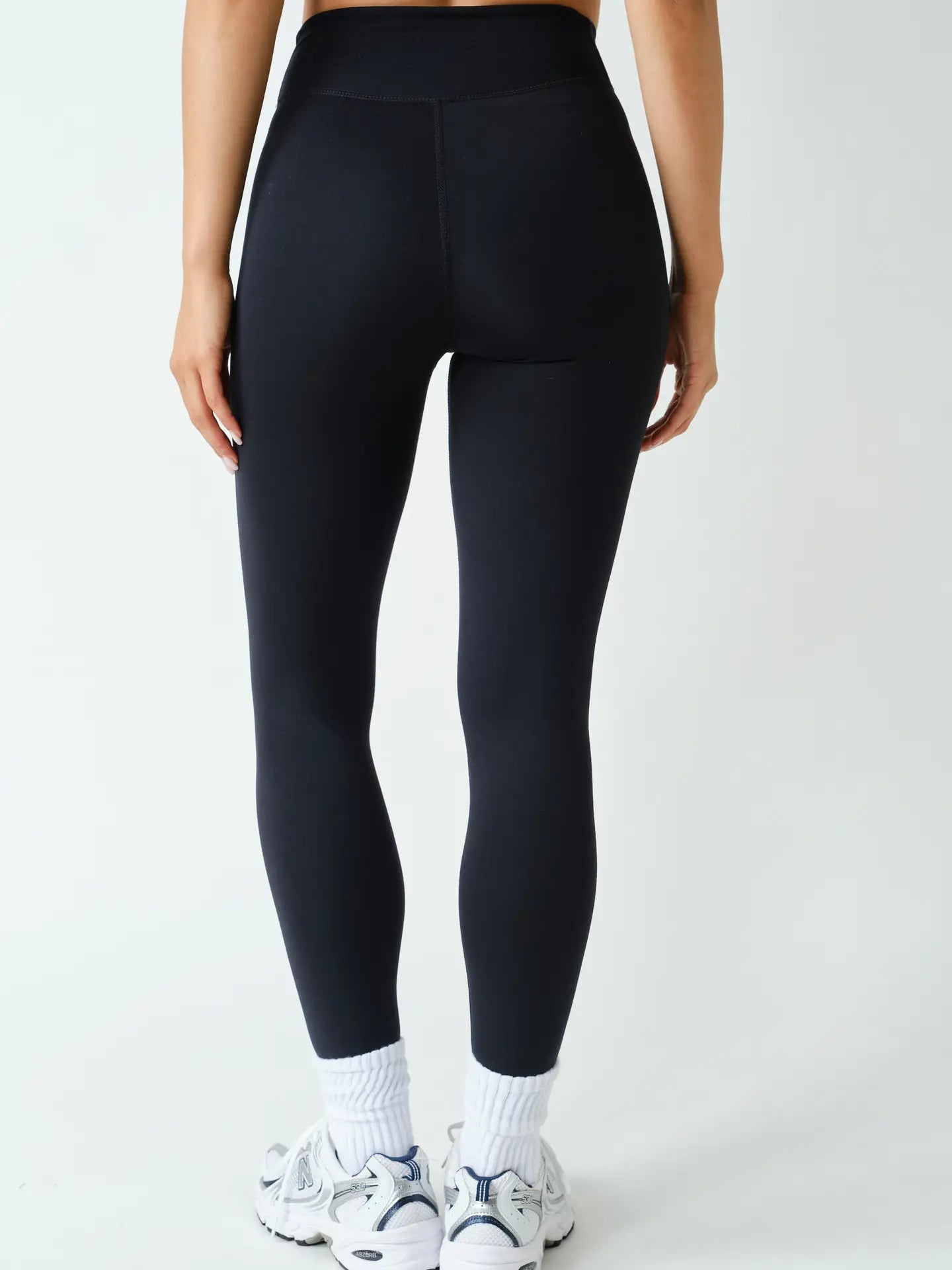 Venice Crossover Black Leggings