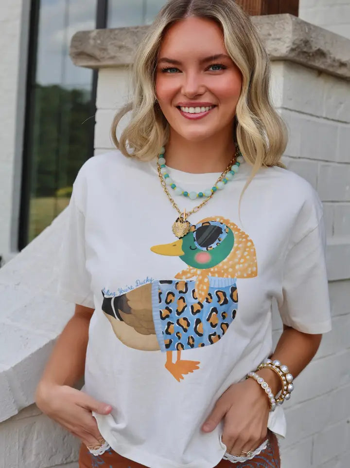 Darling You're Ducky Crop Tee
