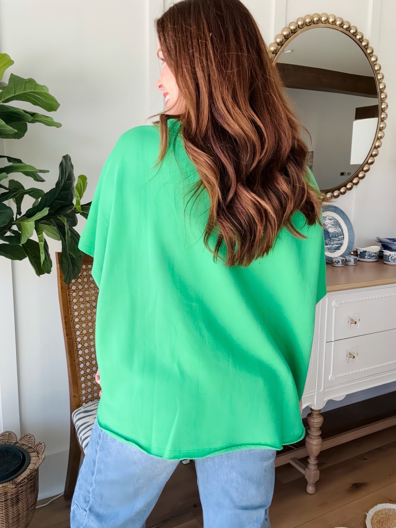 Malibu Vintage Top Green