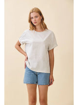 Mali Baby Tee Lt Heather Grey