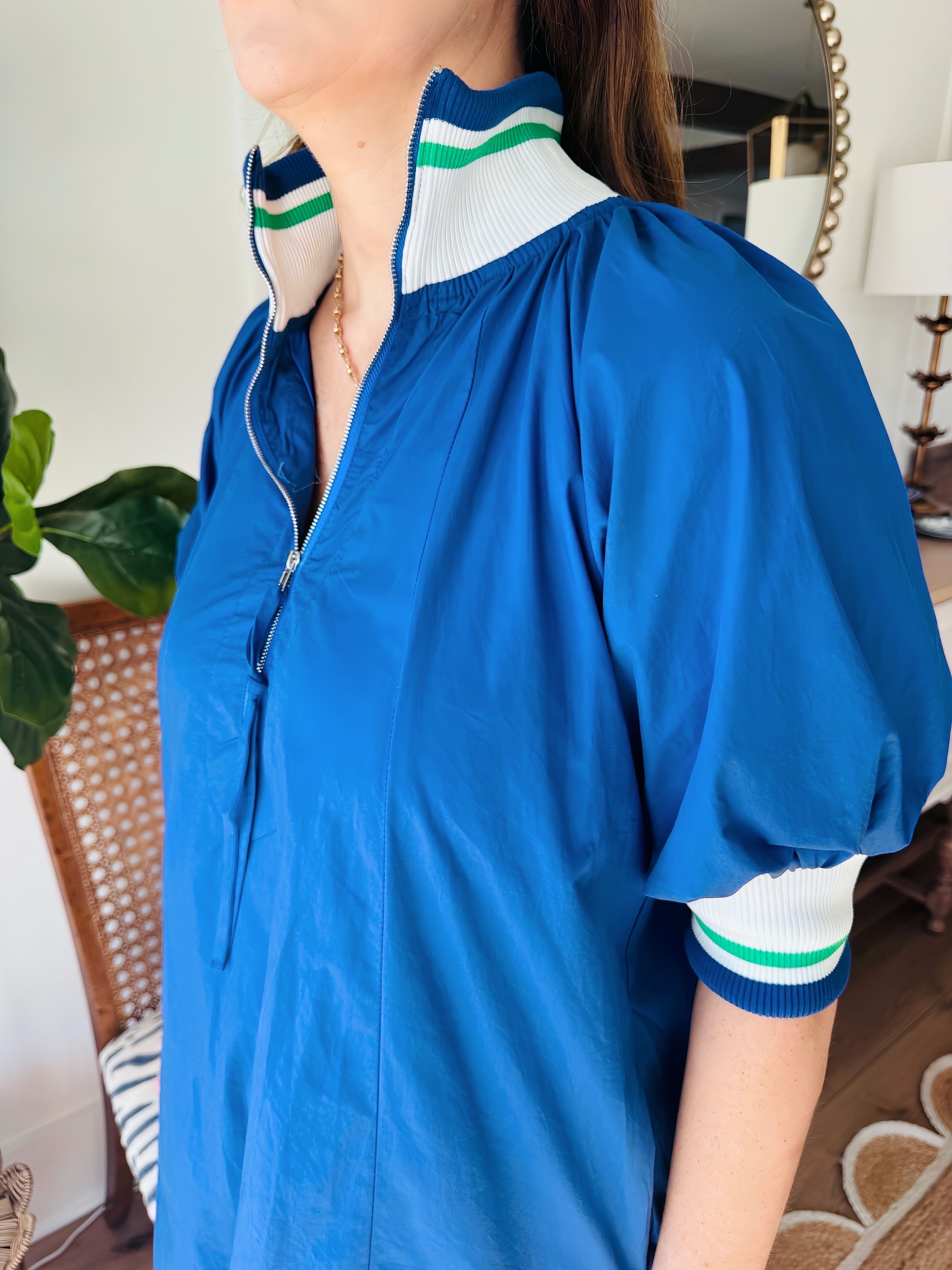 The Madison Dress Blue