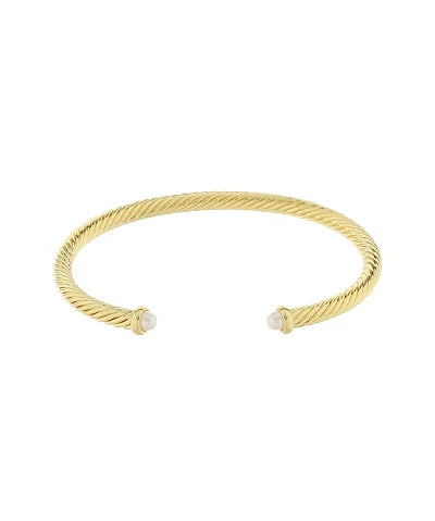 Pearl End Cable Cuff
