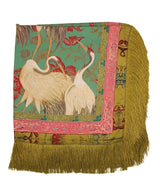 Crane Fringe Scarf