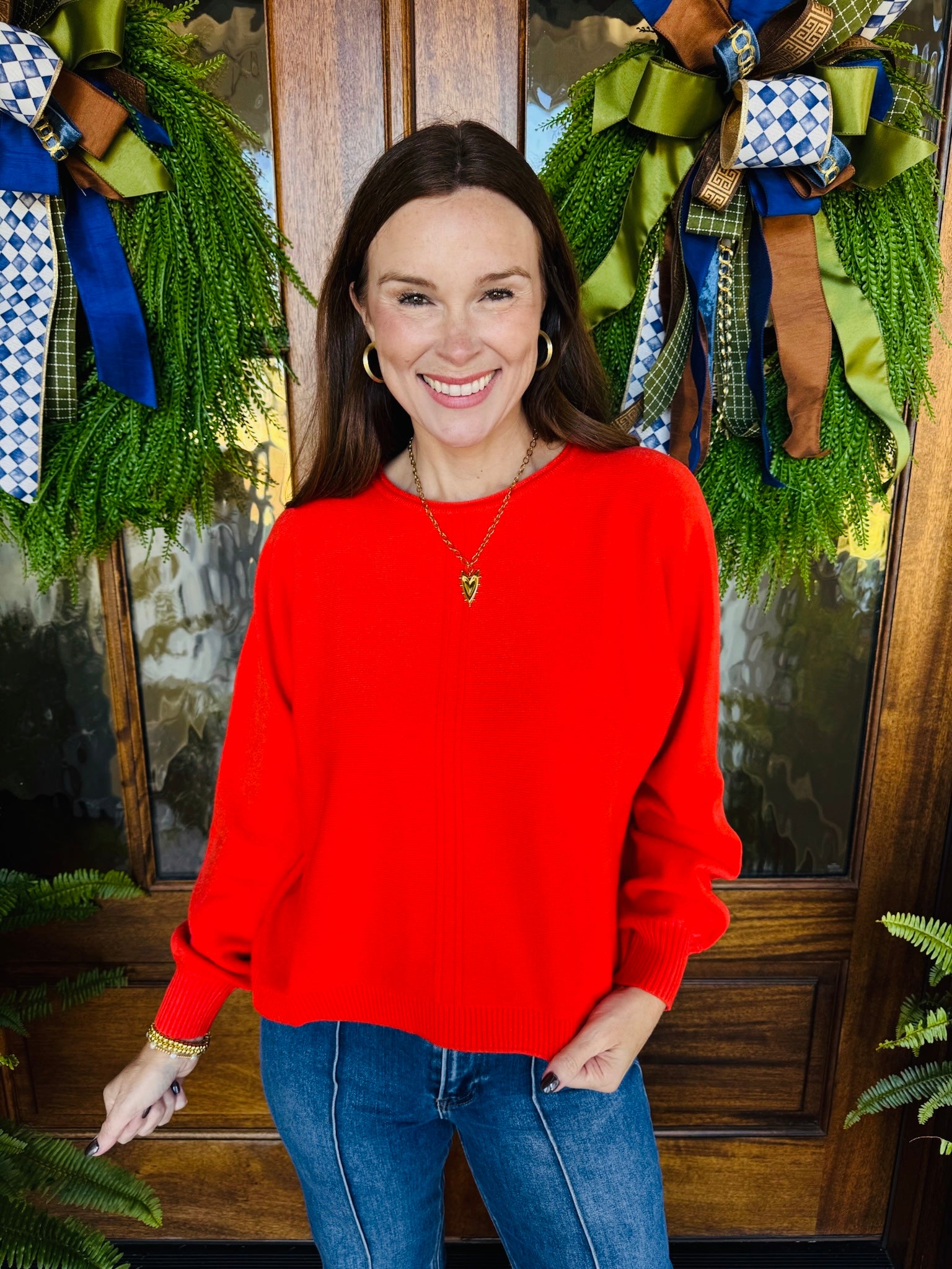 The Tillie Sweater Orange