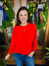 The Tillie Sweater Orange