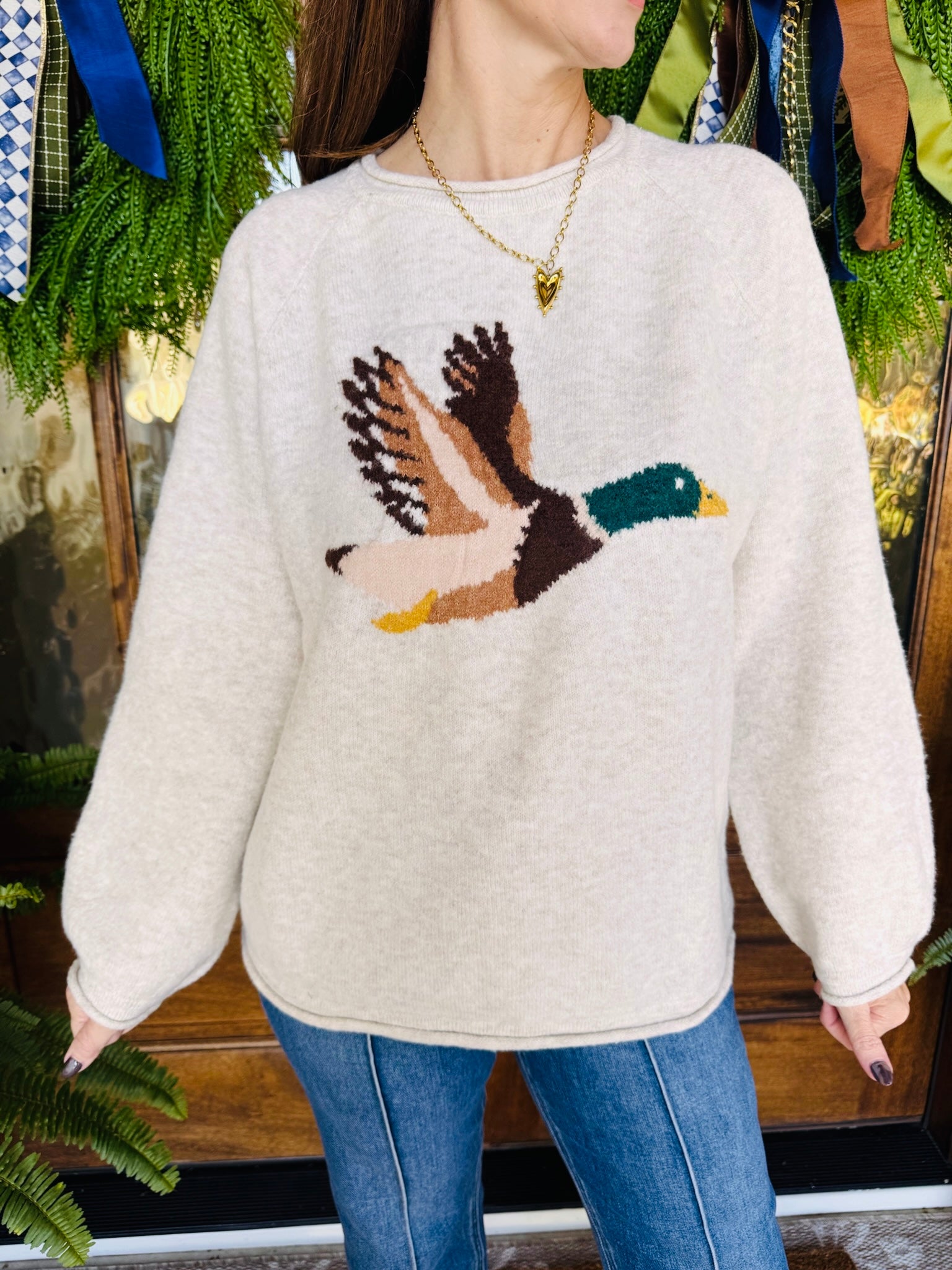 The In Flight Mallard Duck Sweater