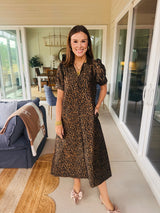 The Jacquard Leopard Dress