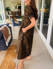 The Jacquard Leopard Dress