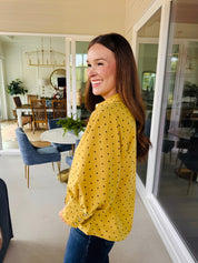 The Chrisley Polka Dot Top