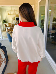 Merry Everything Mock Neck Sweatshirt