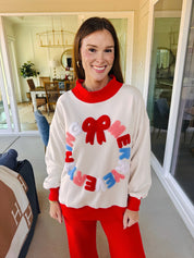 Merry Everything Mock Neck Sweatshirt