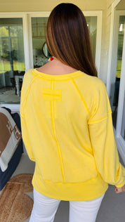 The Collins Yellow Pullover