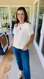 The Riley Sweater Ivory