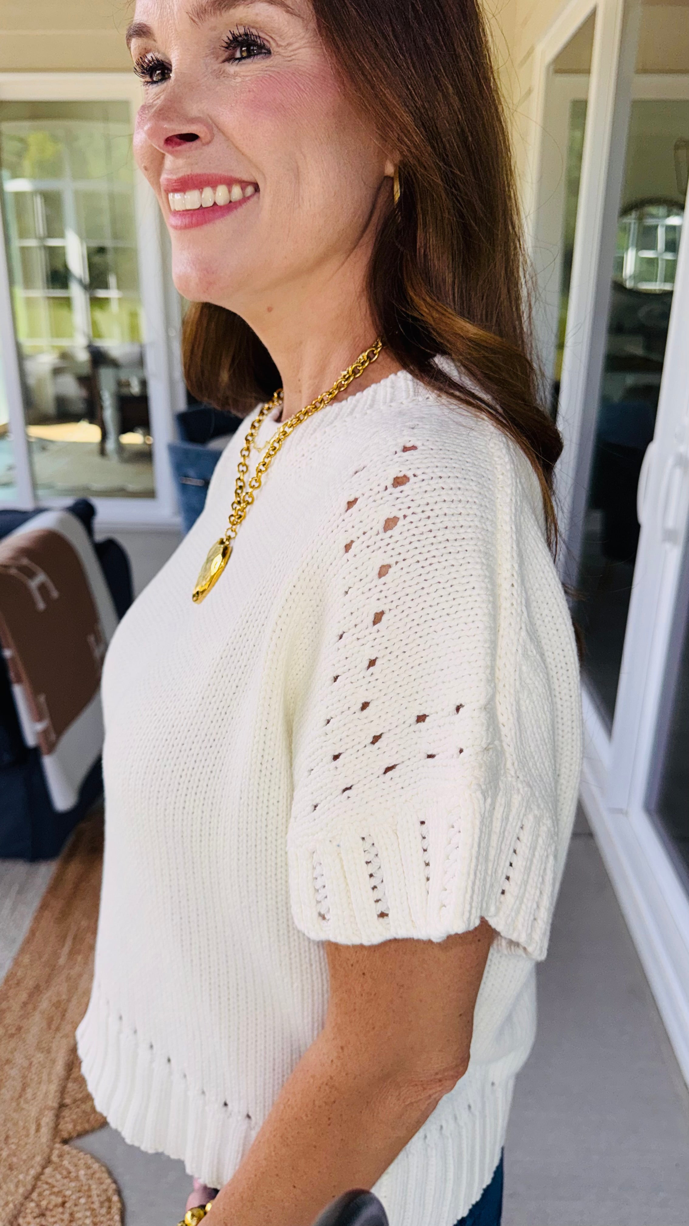 The Riley Sweater Ivory