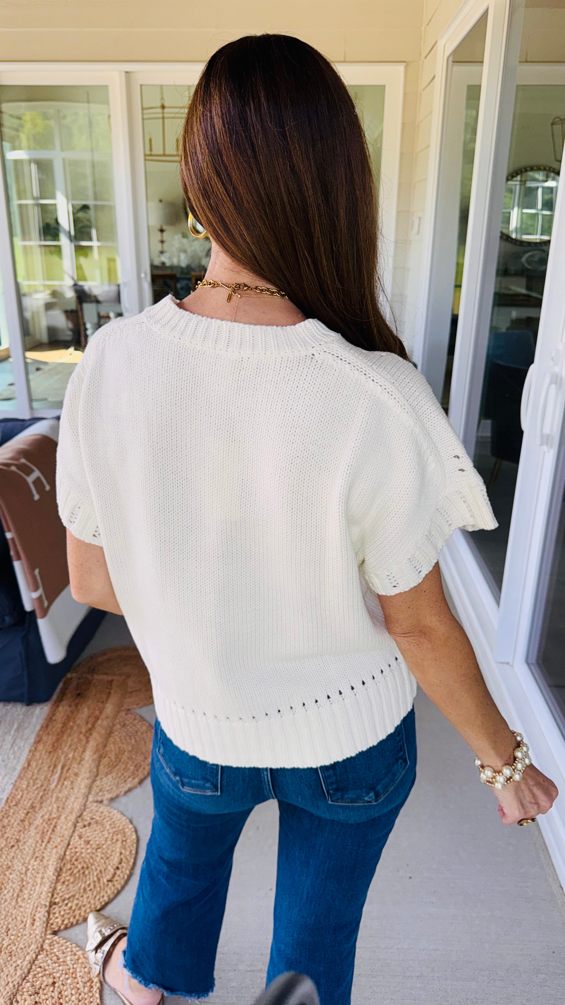 The Riley Sweater Ivory