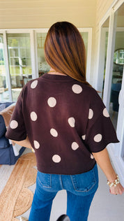Circle Around Brown Sweater