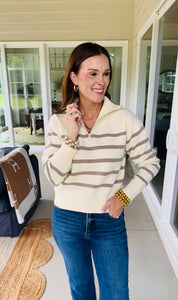 The Park Avenue Sweater Taupe