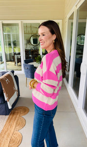 The Sunday Social Sweater Pink