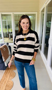 The Sunday Social Sweater Black