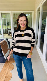The Sunday Social Sweater Black