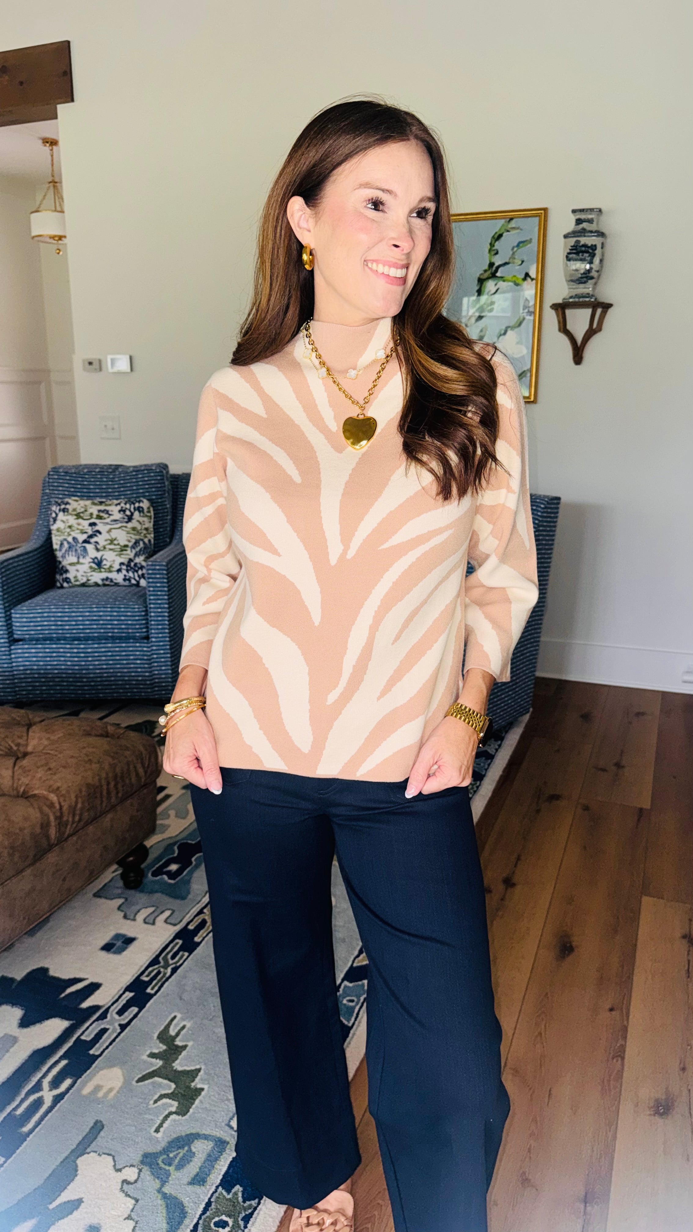 The Grandview Taupe Sweater