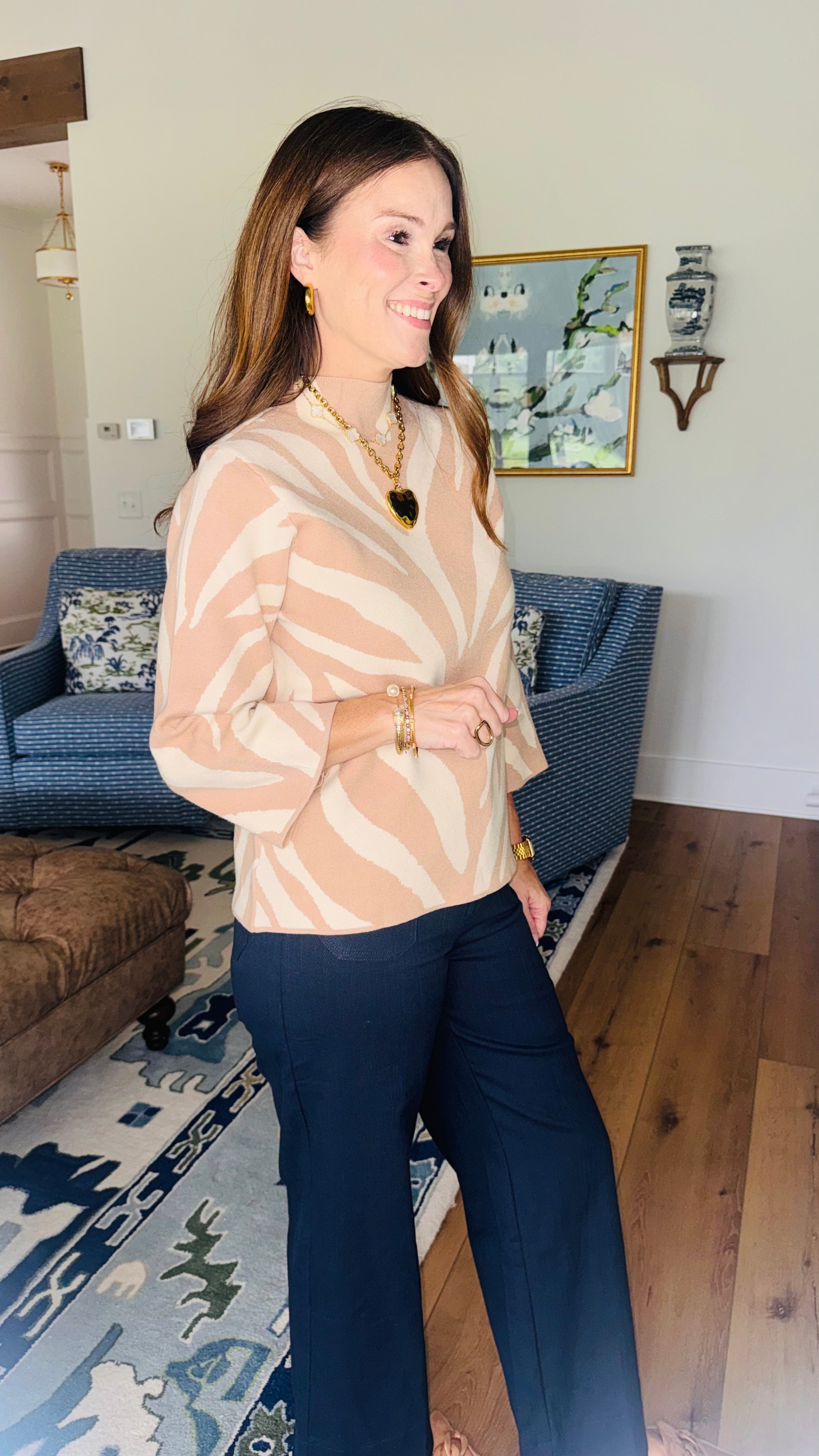 The Grandview Taupe Sweater