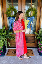 The Blakeley Gameday Dress Red
