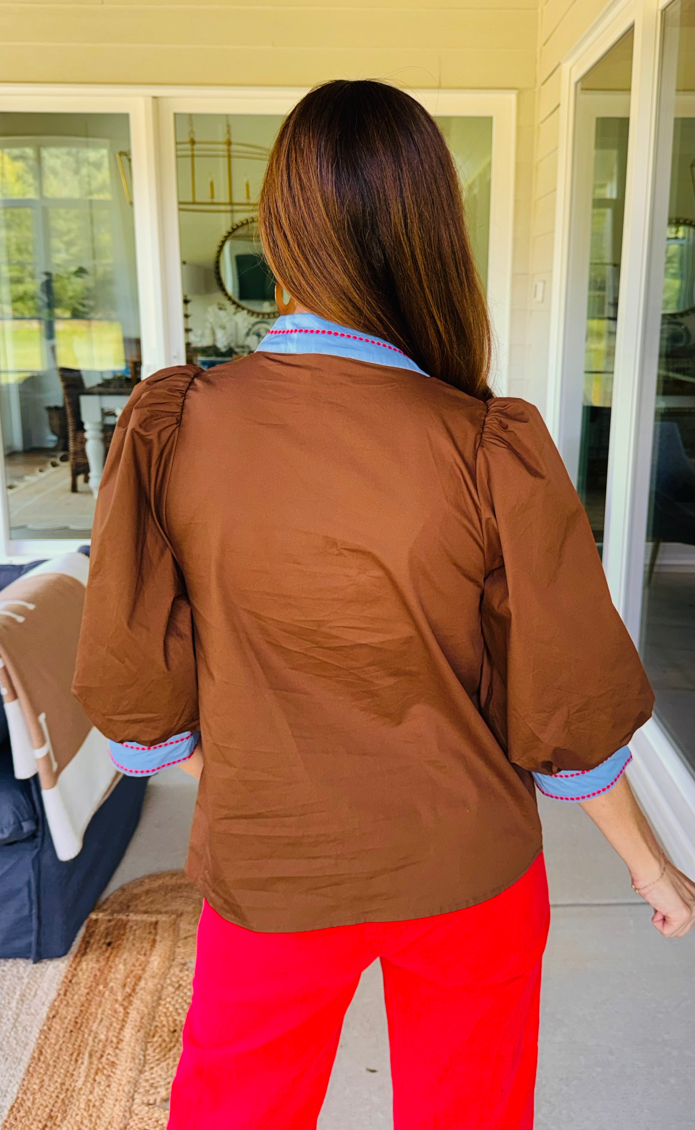 The Meme Embroidered Top