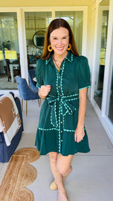 The Better Days Dress Hunter Green