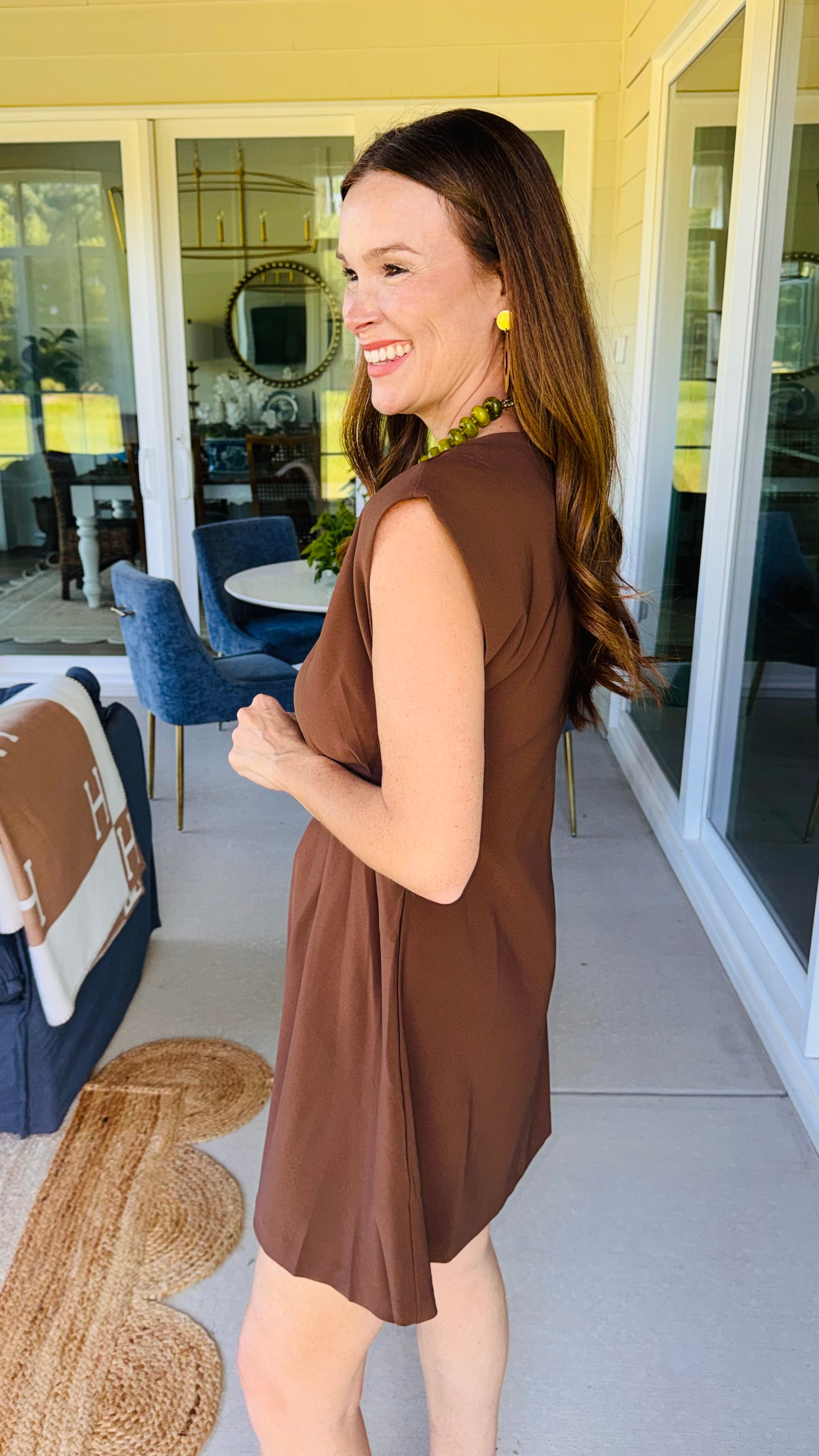 The Fall Feels Dress Mocha