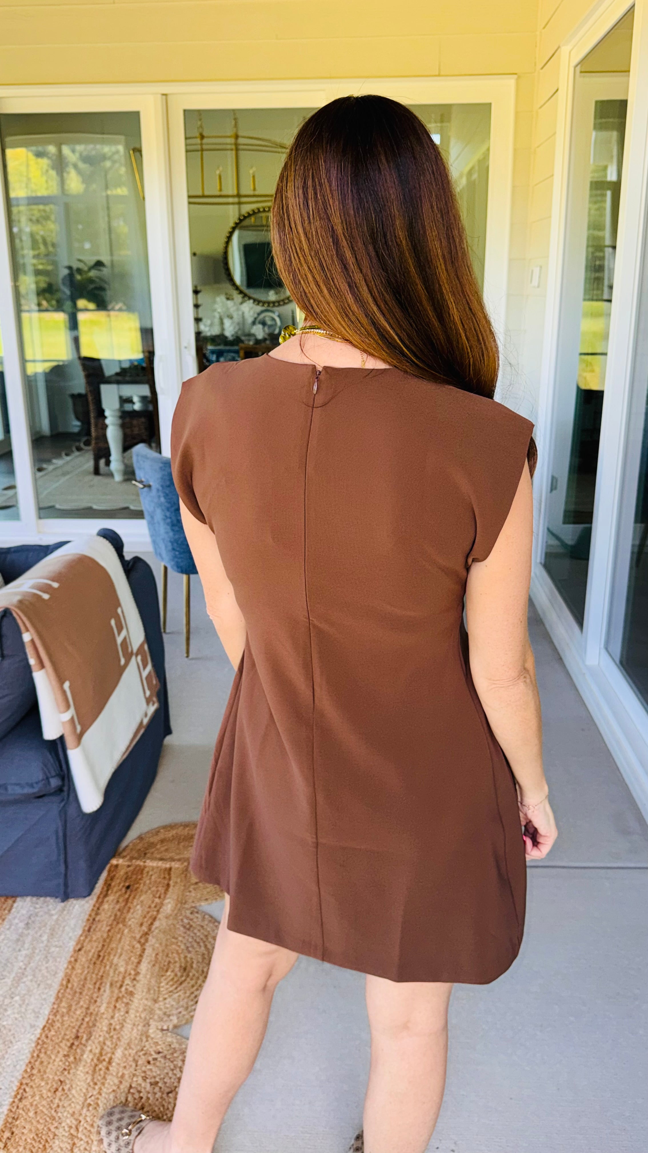 The Fall Feels Dress Mocha