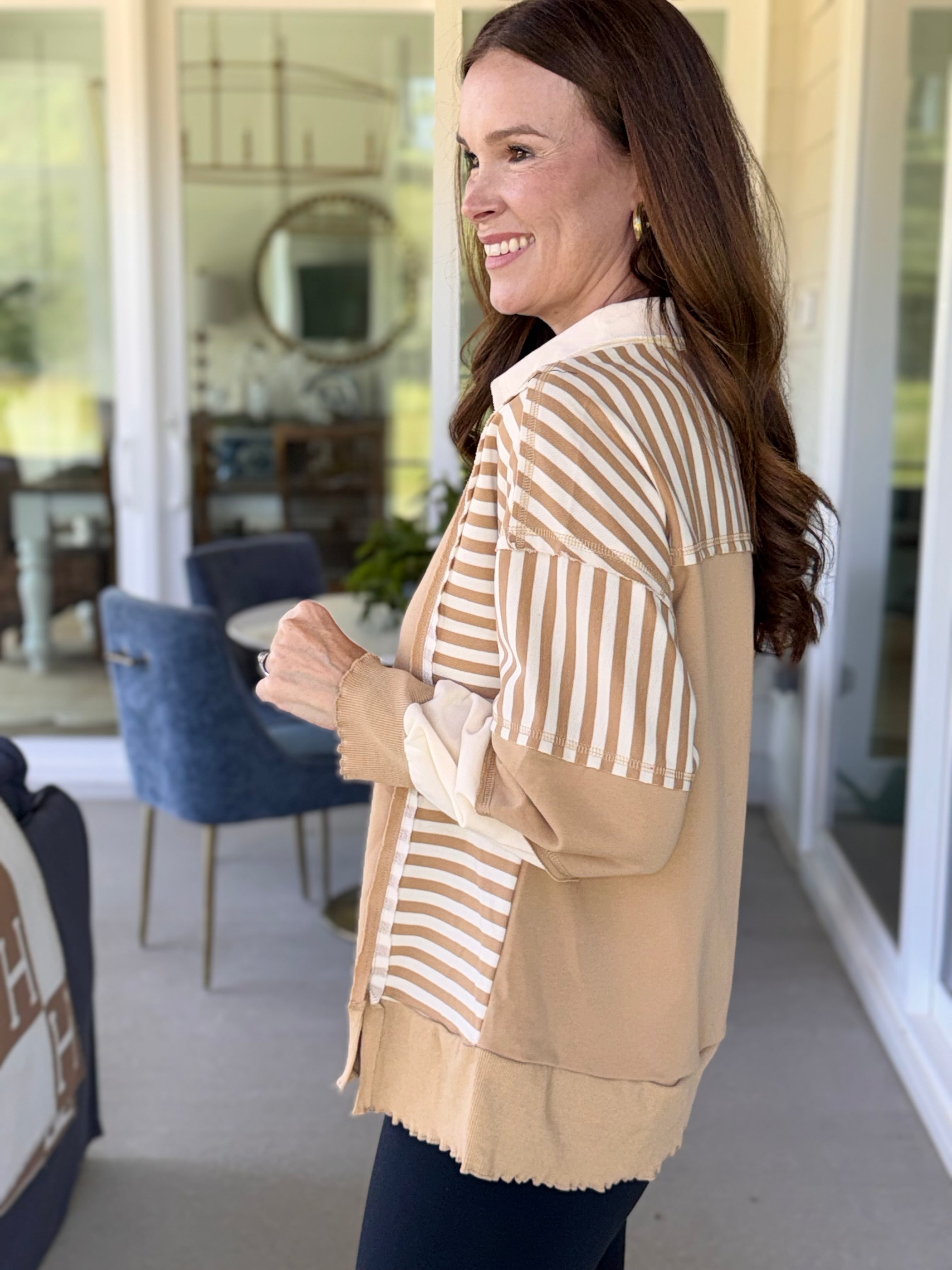 The Rugby Sweatshirt Taupe