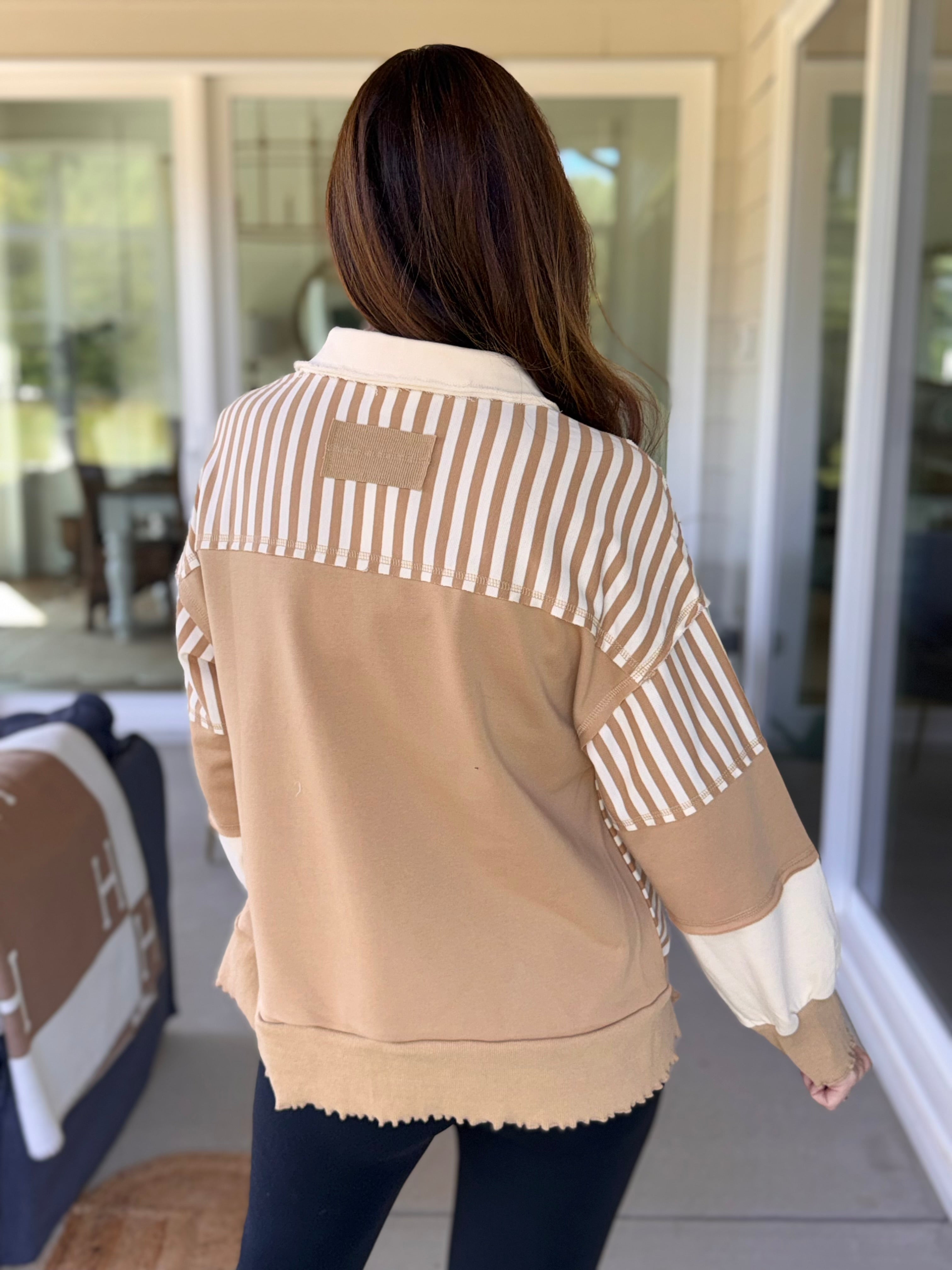 The Rugby Sweatshirt Taupe