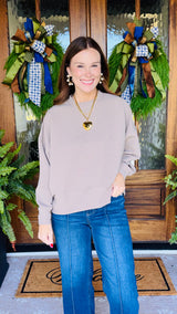 Clean Slate Pullover Mocha