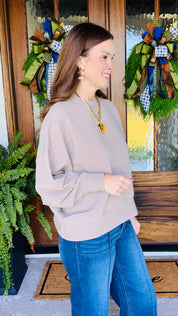 Clean Slate Pullover Mocha