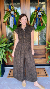 The Claire Jumpsuit Leopard